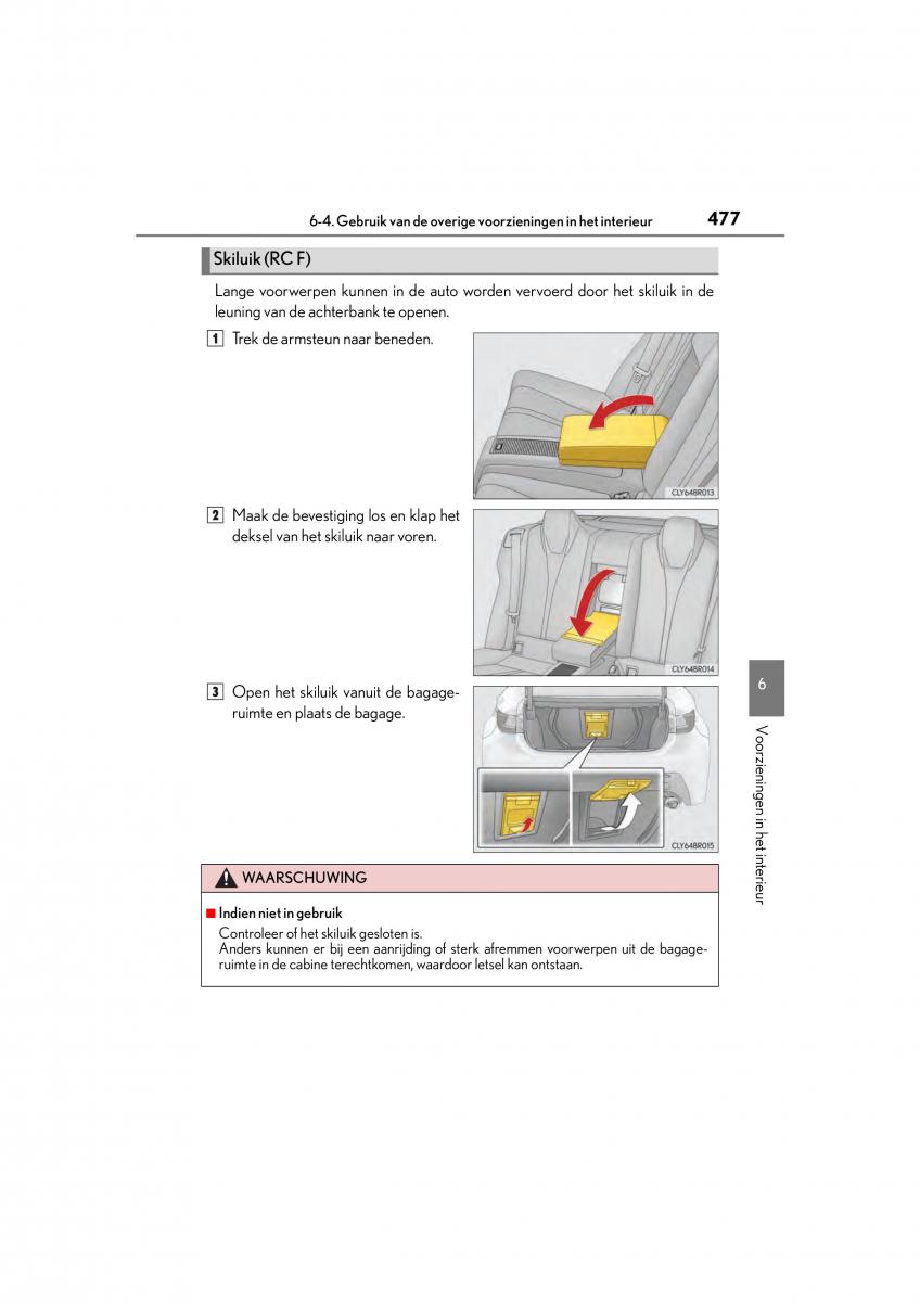 Lexus RC handleiding / page 477