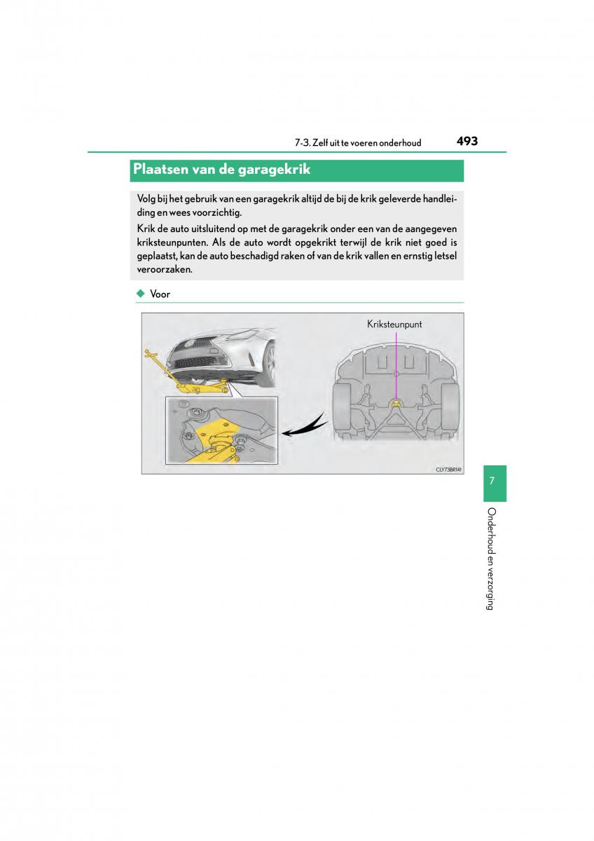 Lexus RC handleiding / page 493
