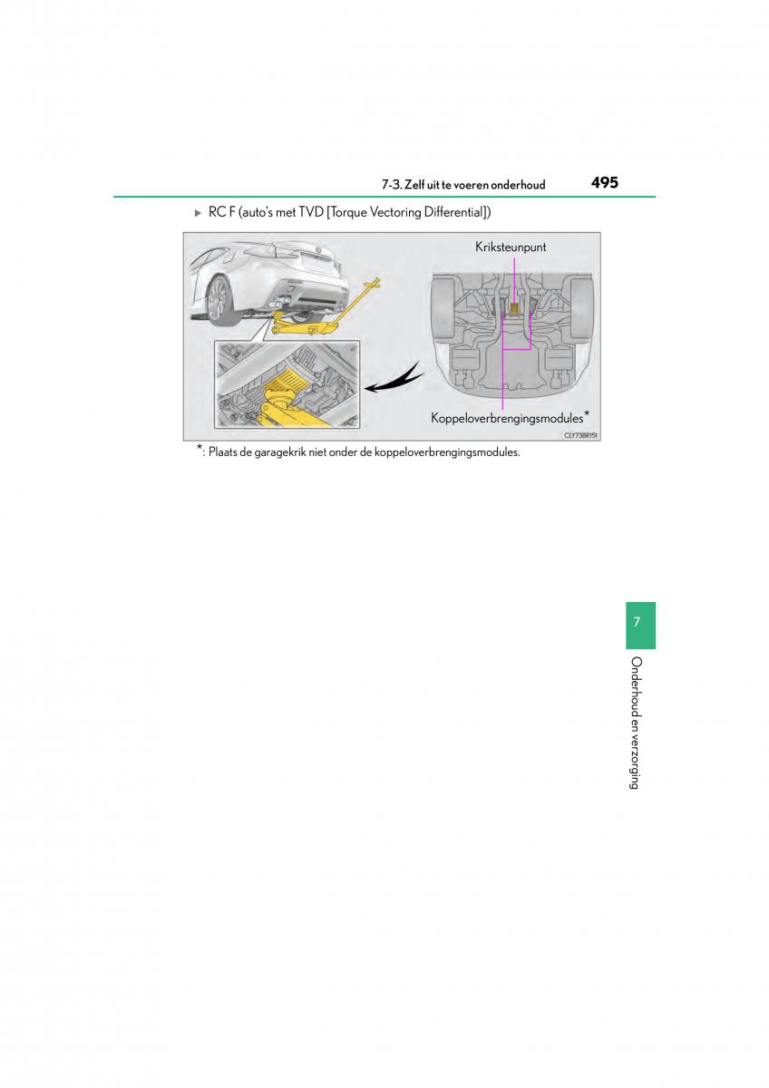 Lexus RC handleiding / page 495