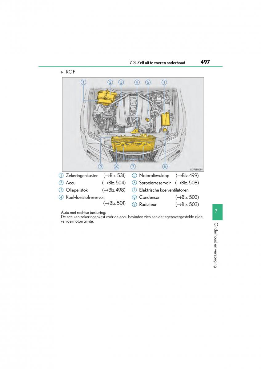 Lexus RC handleiding / page 497