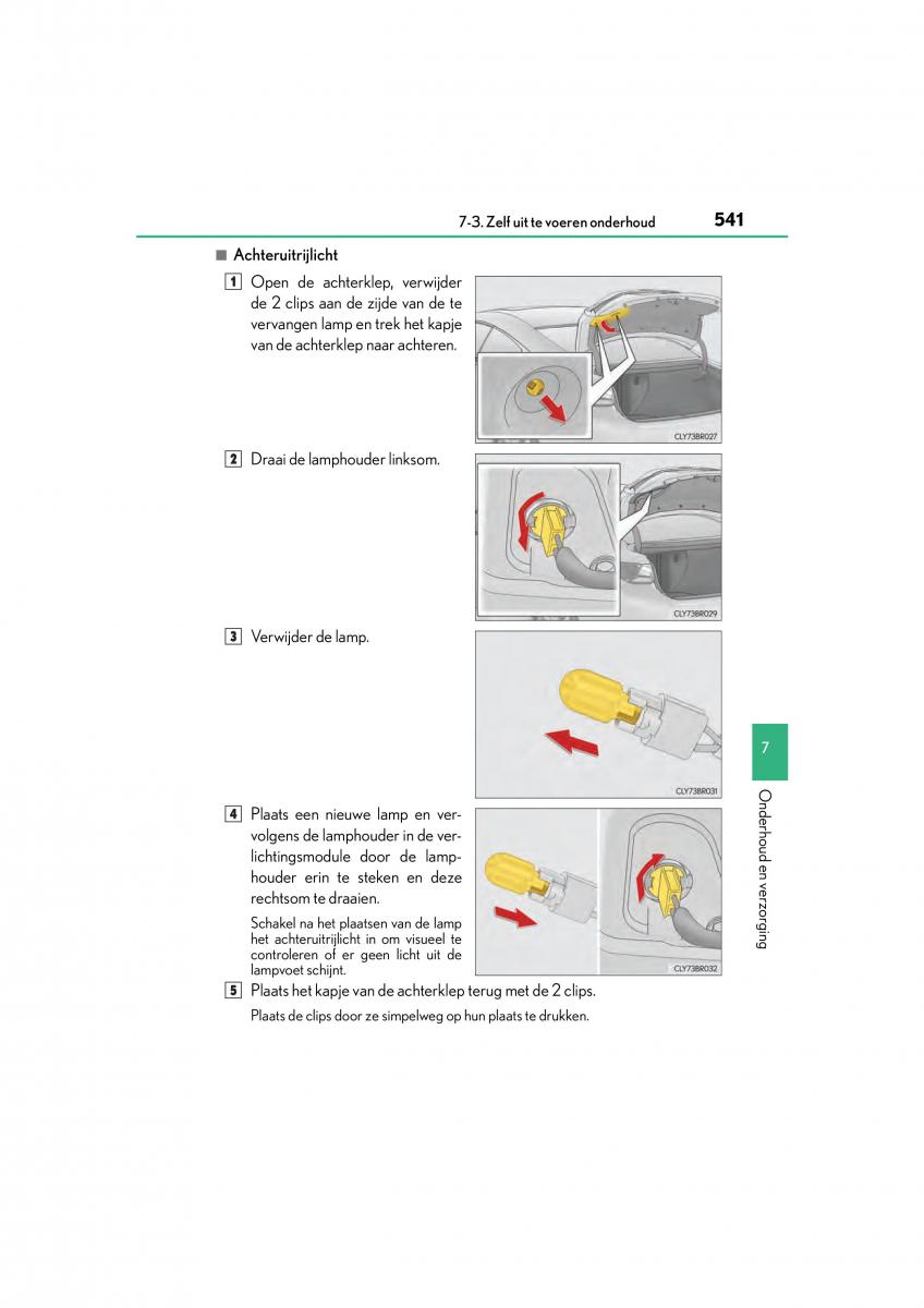 Lexus RC handleiding / page 541
