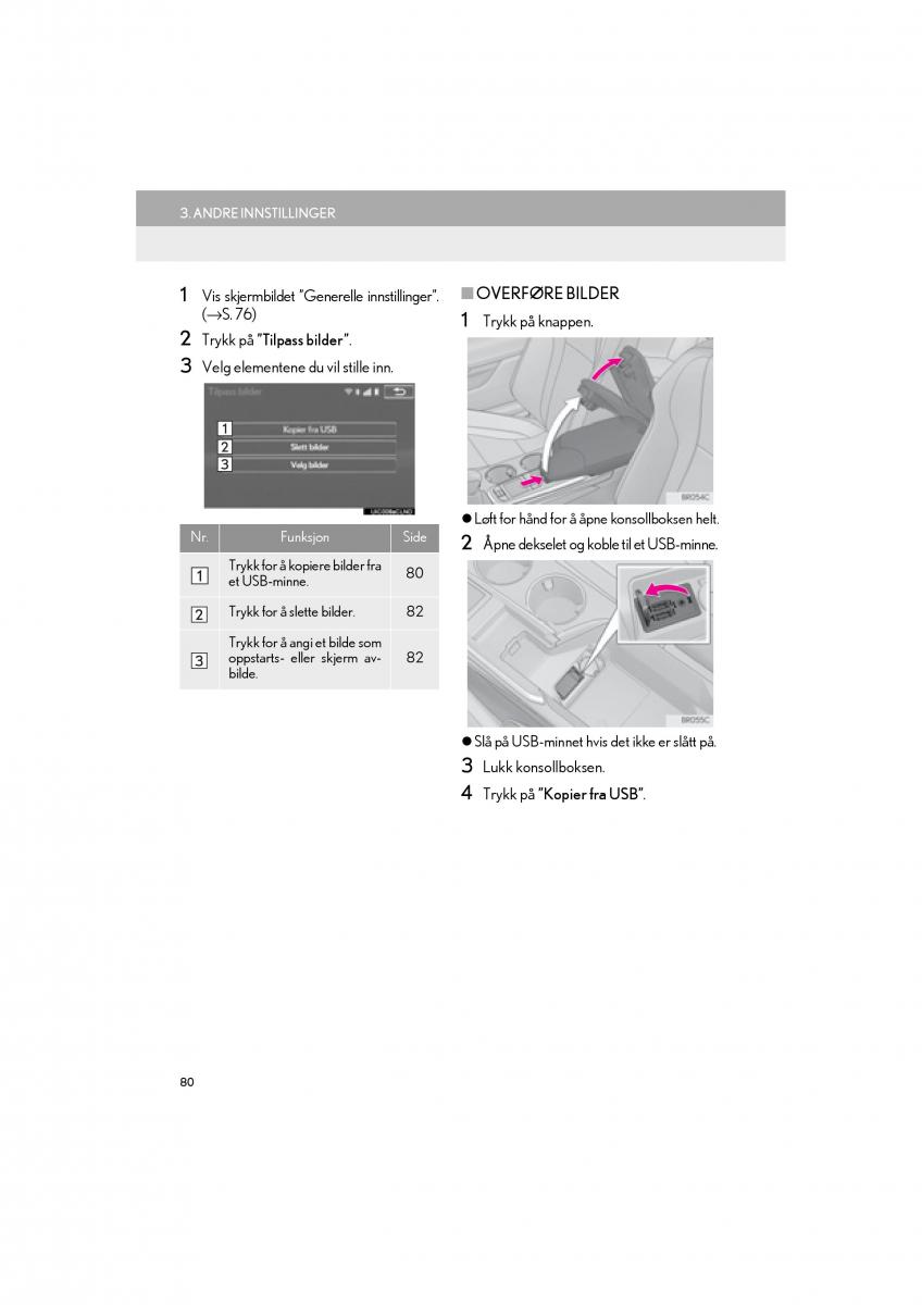 Lexus RC bruksanvisningen / page 80