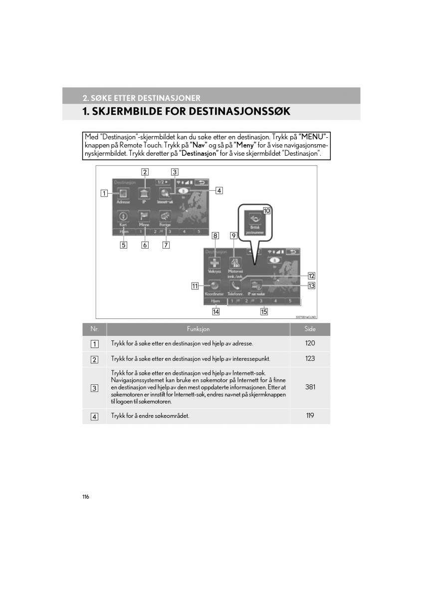 Lexus RC bruksanvisningen / page 116