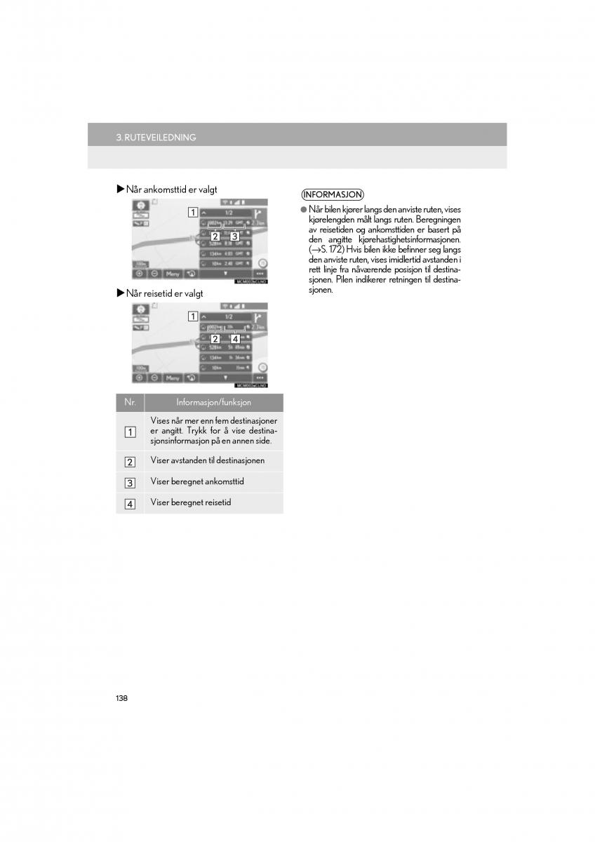 Lexus RC bruksanvisningen / page 138