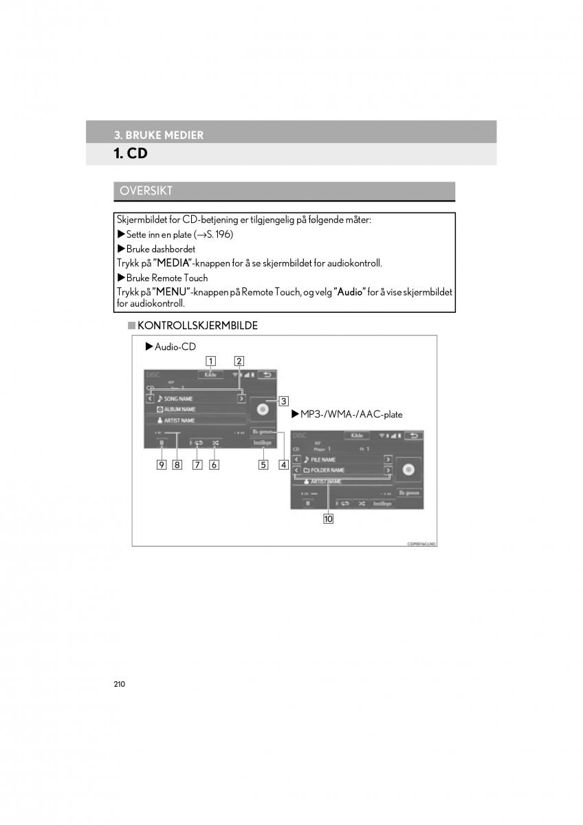 Lexus RC bruksanvisningen / page 210