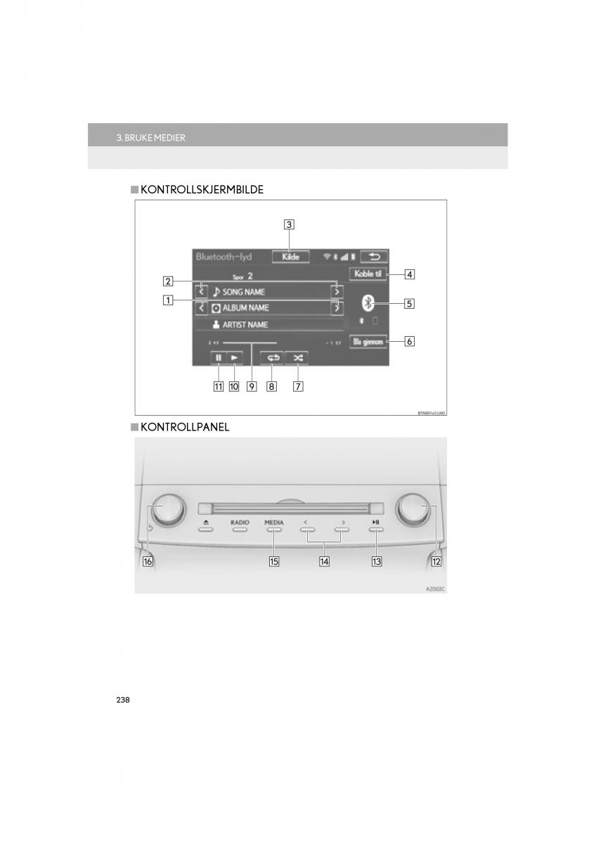 Lexus RC bruksanvisningen / page 238