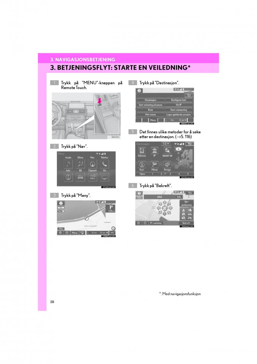 Lexus RC bruksanvisningen / page 28