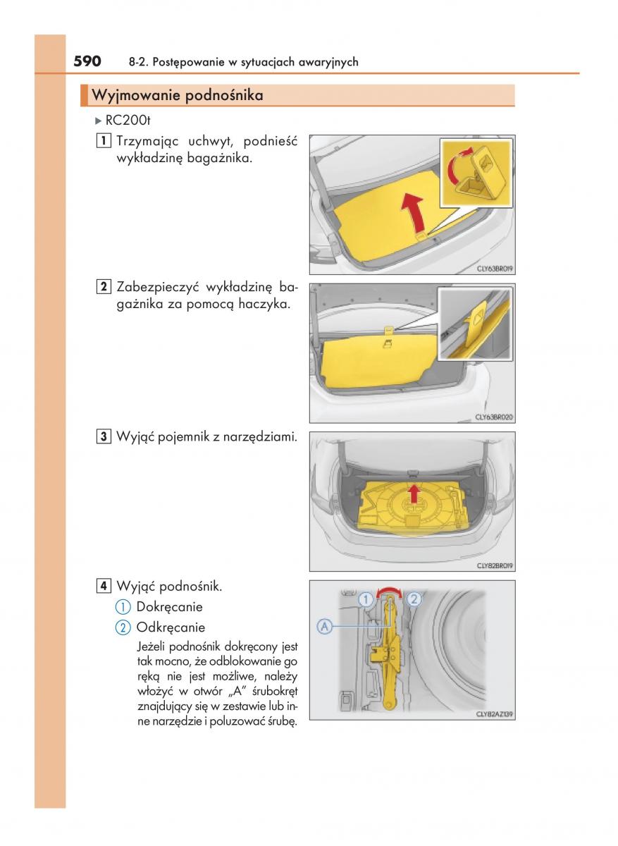 Lexus RC instrukcja obslugi / page 590