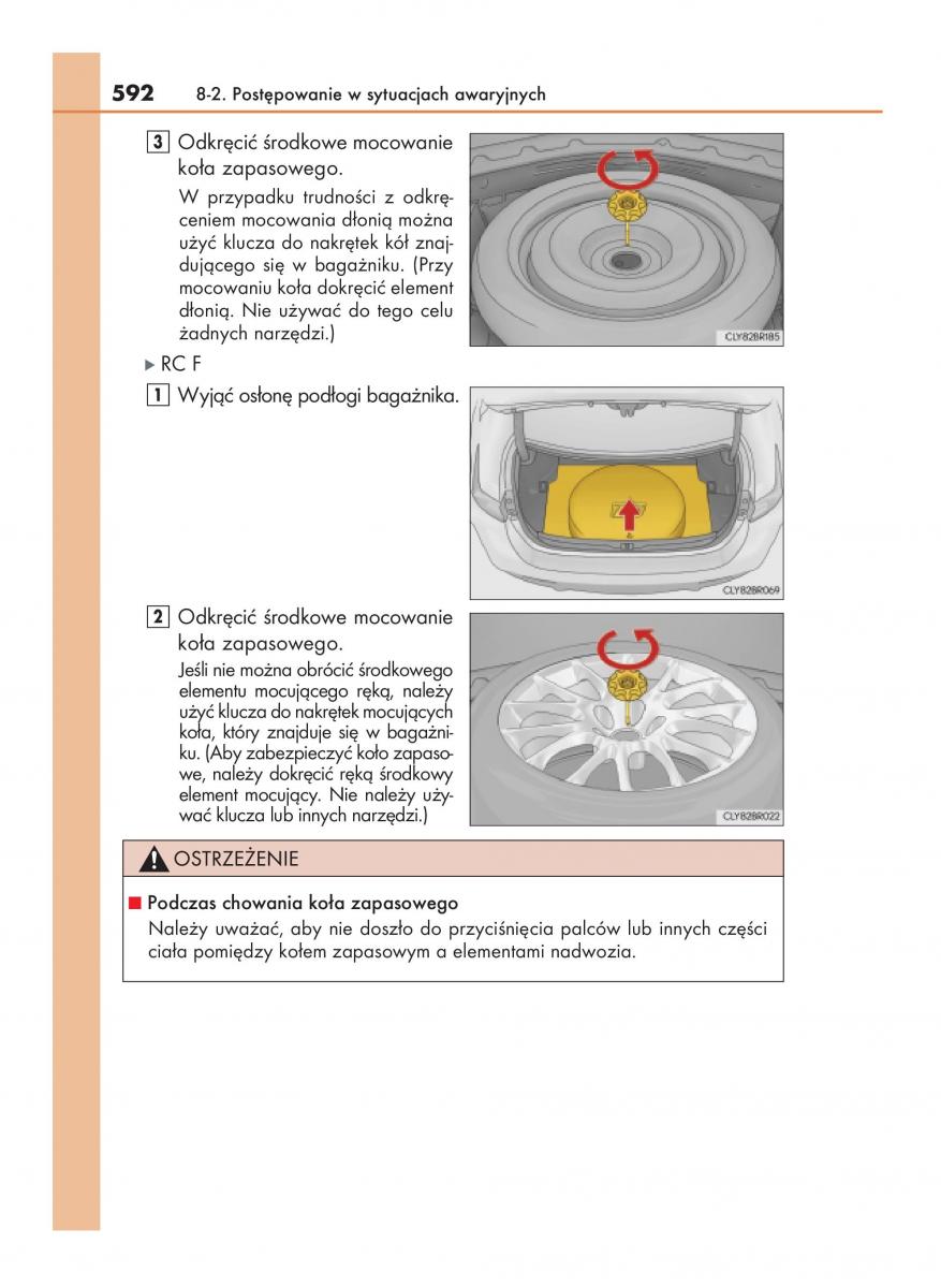 Lexus RC instrukcja obslugi / page 592