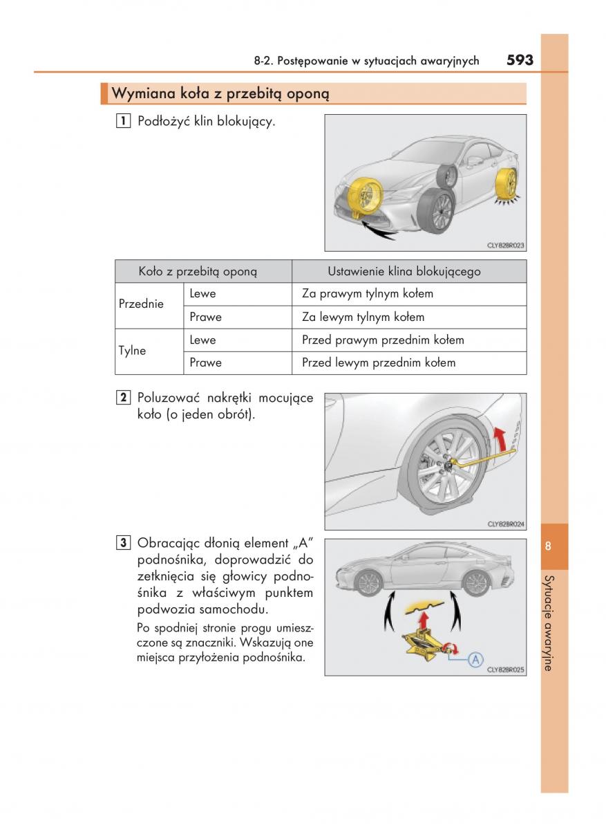 Lexus RC instrukcja obslugi / page 593