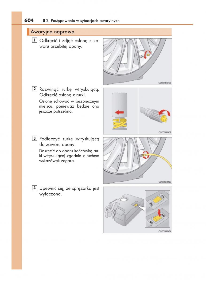 Lexus RC instrukcja obslugi / page 604