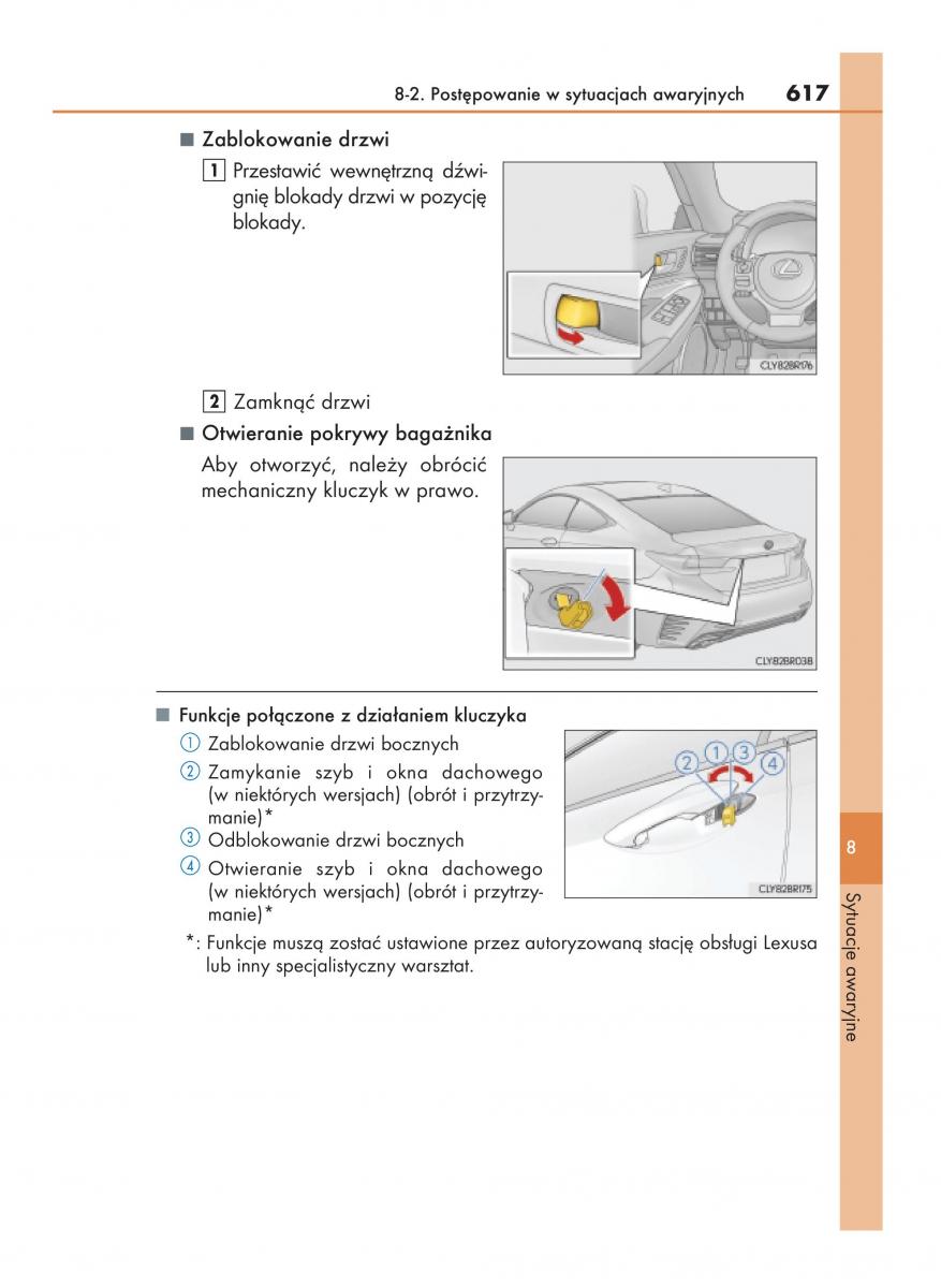 Lexus RC instrukcja obslugi / page 617