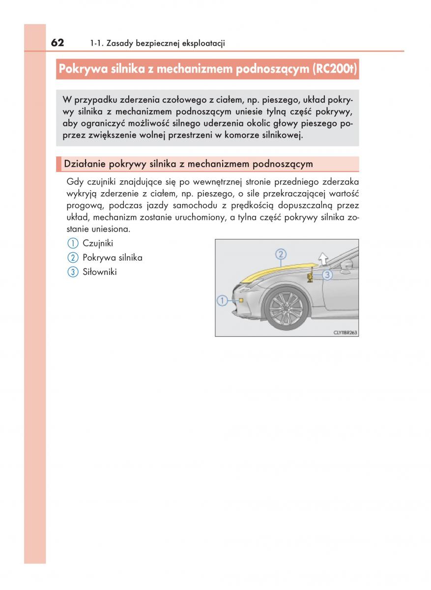 Lexus RC instrukcja obslugi / page 62