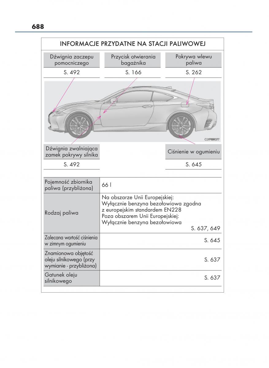 Lexus RC instrukcja obslugi / page 688