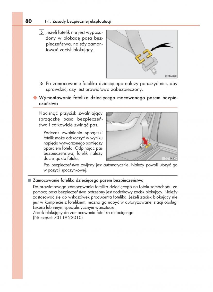 Lexus RC instrukcja obslugi / page 80