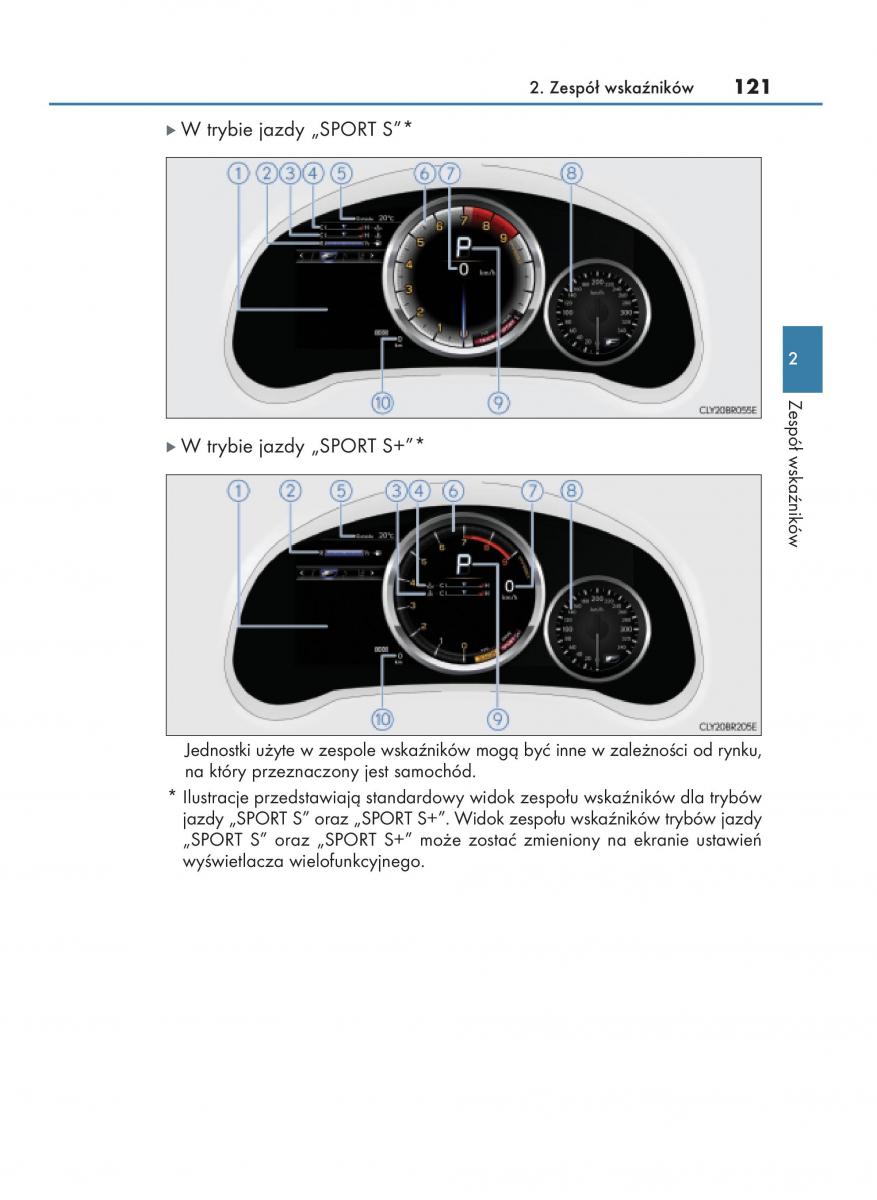 Lexus RC instrukcja obslugi / page 121