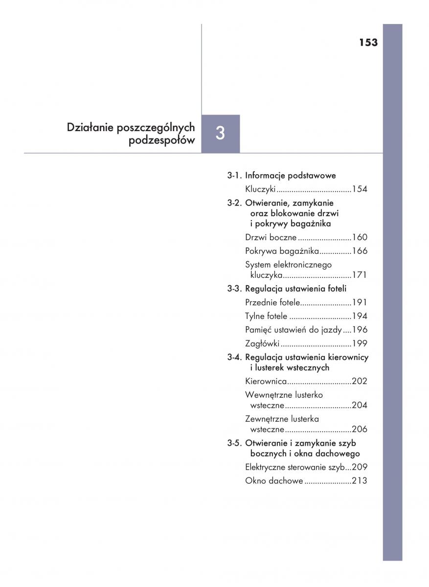 Lexus RC instrukcja obslugi / page 153