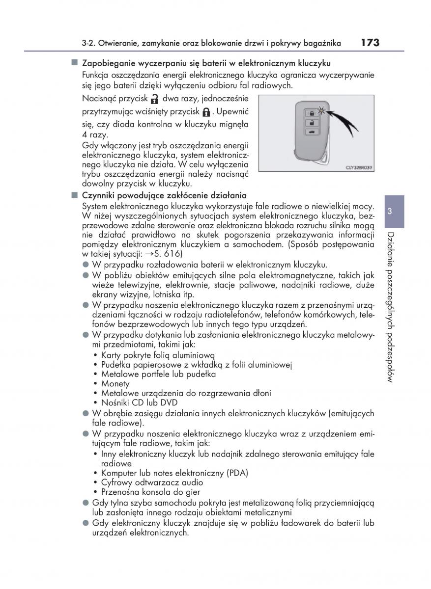 Lexus RC instrukcja obslugi / page 173