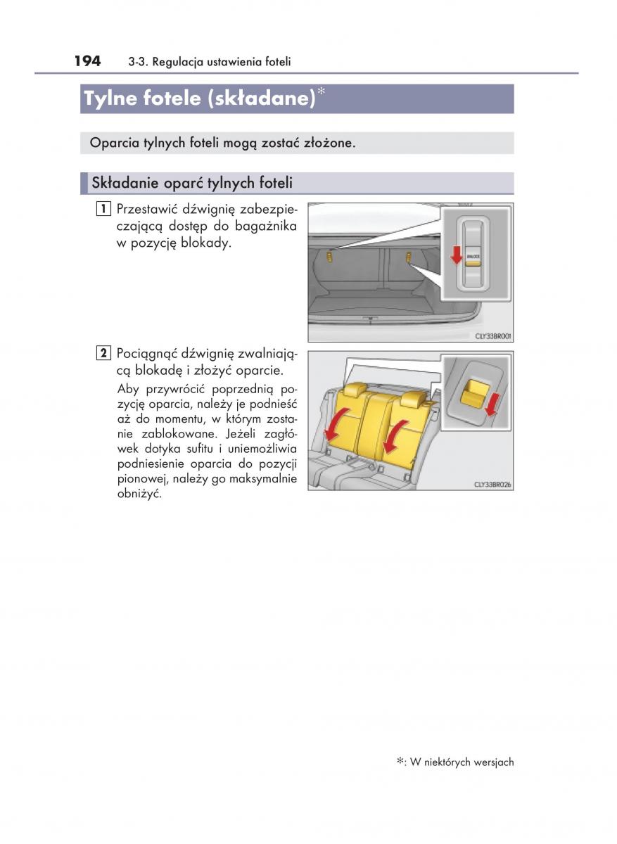 Lexus RC instrukcja obslugi / page 194