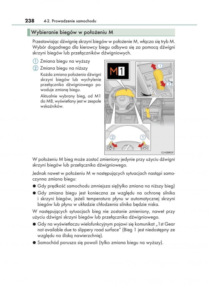 Lexus RC instrukcja obslugi / page 238