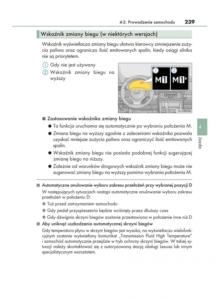 Lexus RC instrukcja obslugi / page 239