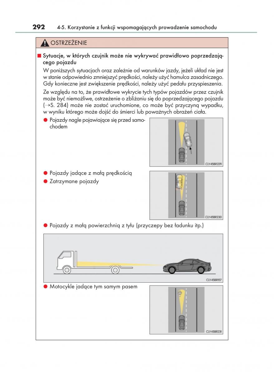 Lexus RC instrukcja obslugi / page 292