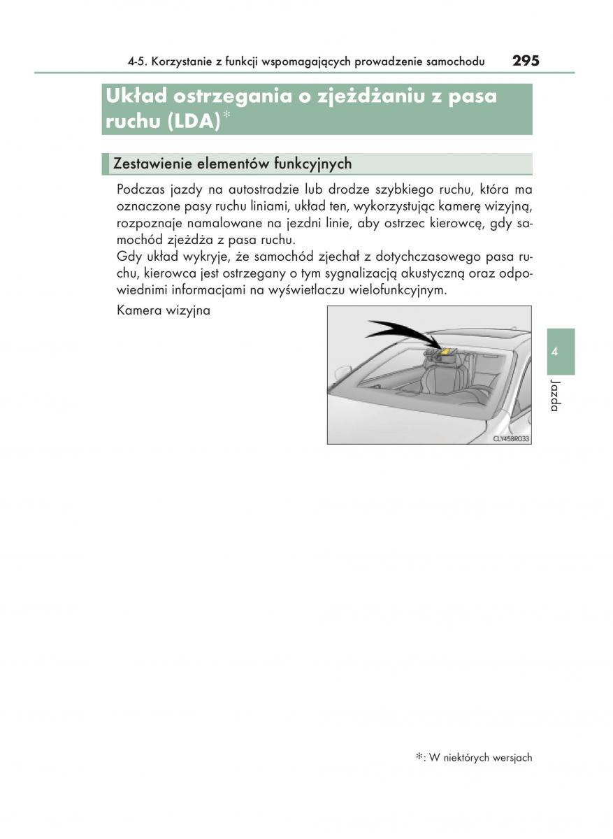 Lexus RC instrukcja obslugi / page 295