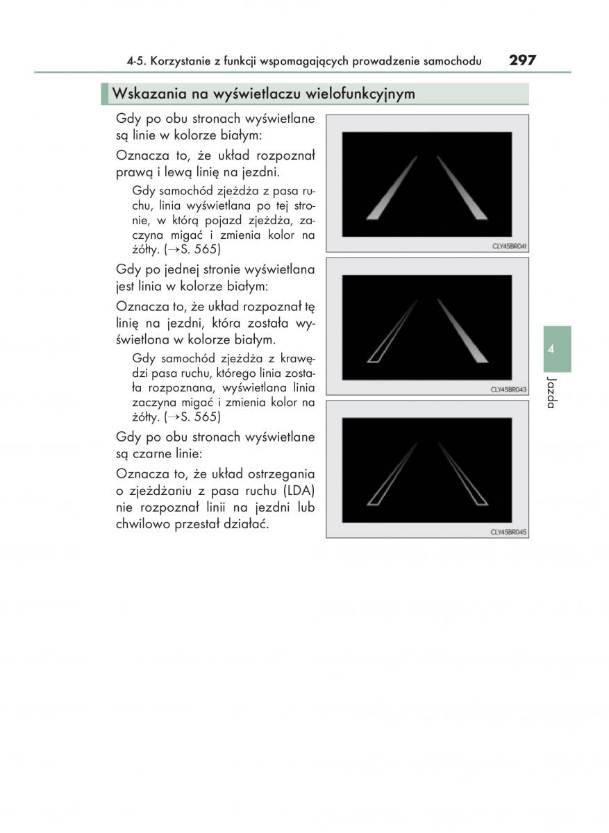 Lexus RC instrukcja obslugi / page 297