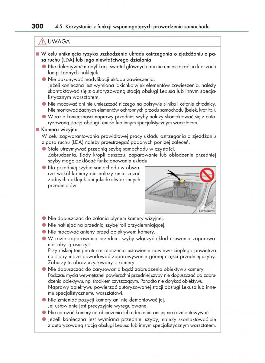 Lexus RC instrukcja obslugi / page 300