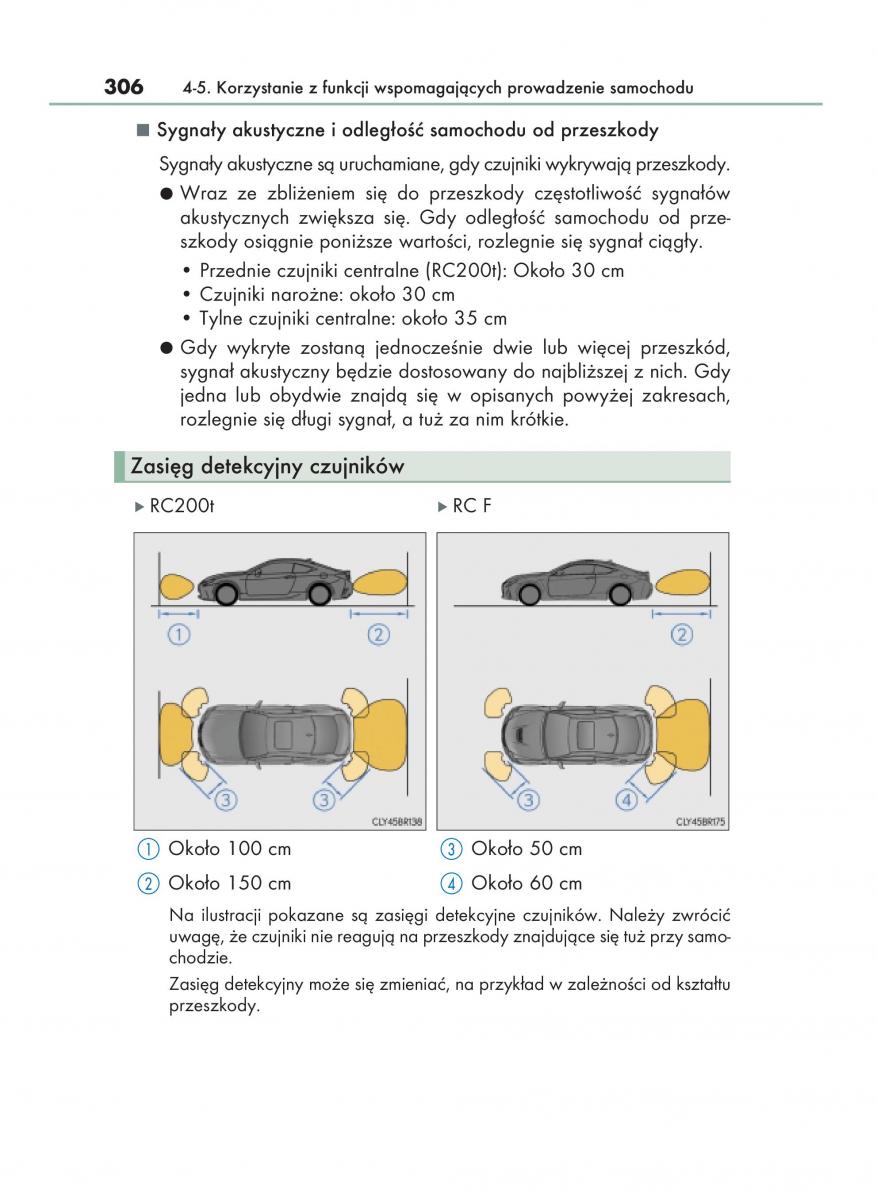 Lexus RC instrukcja obslugi / page 306