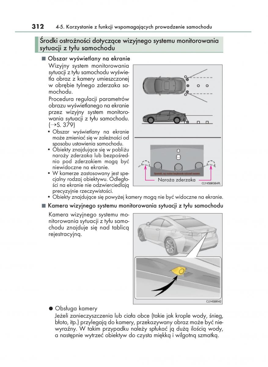 Lexus RC instrukcja obslugi / page 312