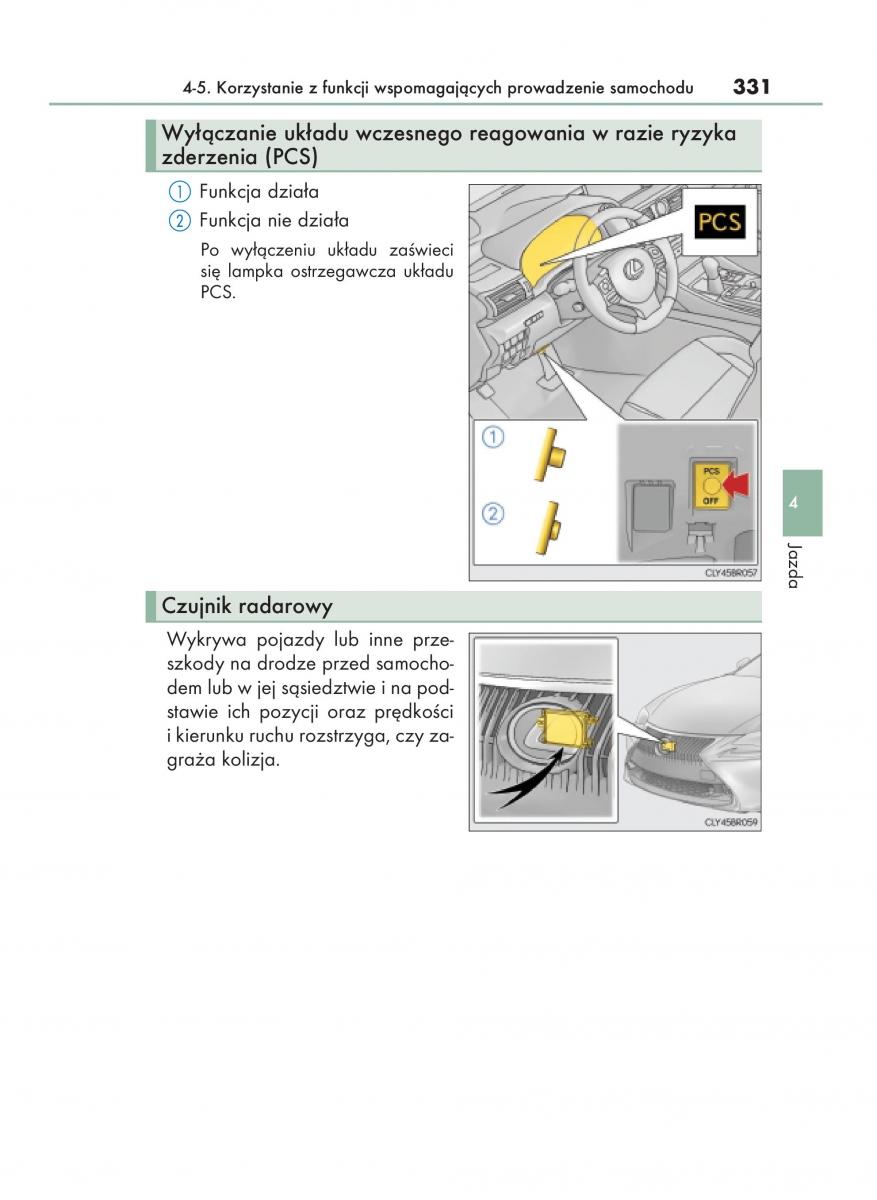 Lexus RC instrukcja obslugi / page 331