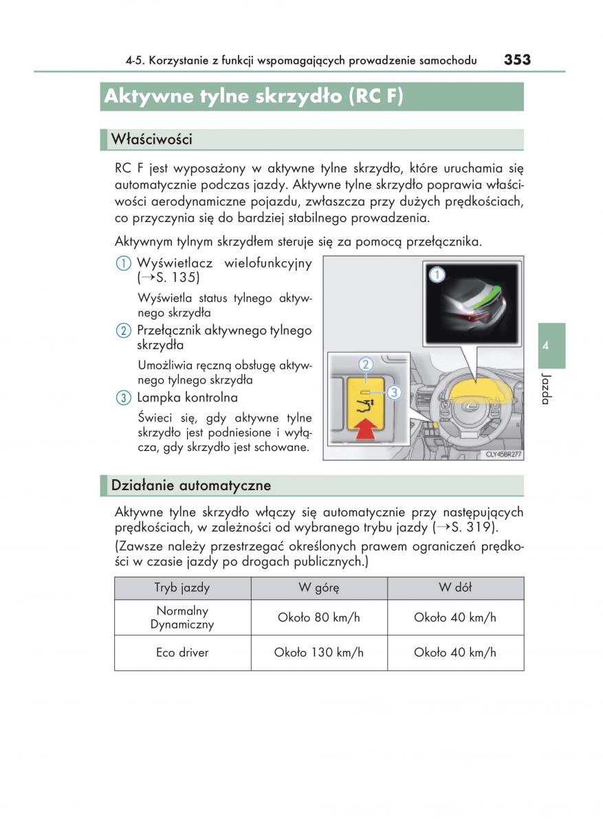 Lexus RC instrukcja obslugi / page 353