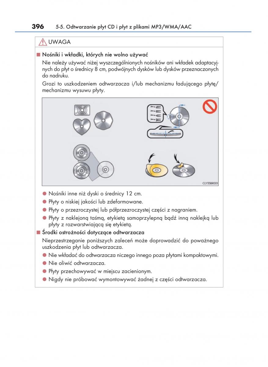 Lexus RC instrukcja obslugi / page 396