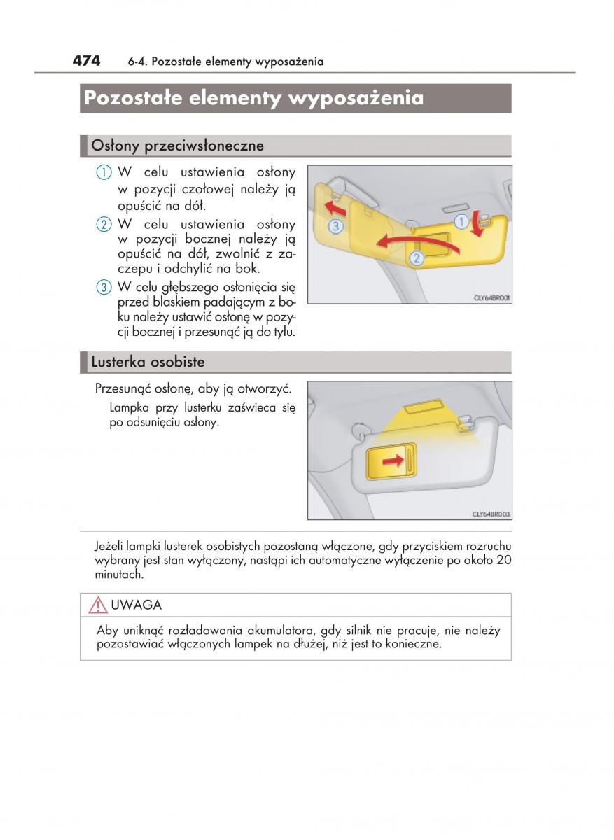 Lexus RC instrukcja obslugi / page 474