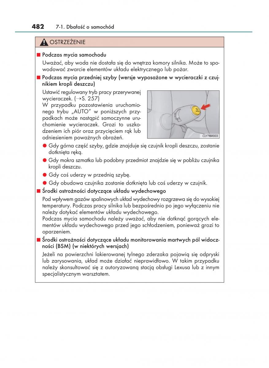 Lexus RC instrukcja obslugi / page 482