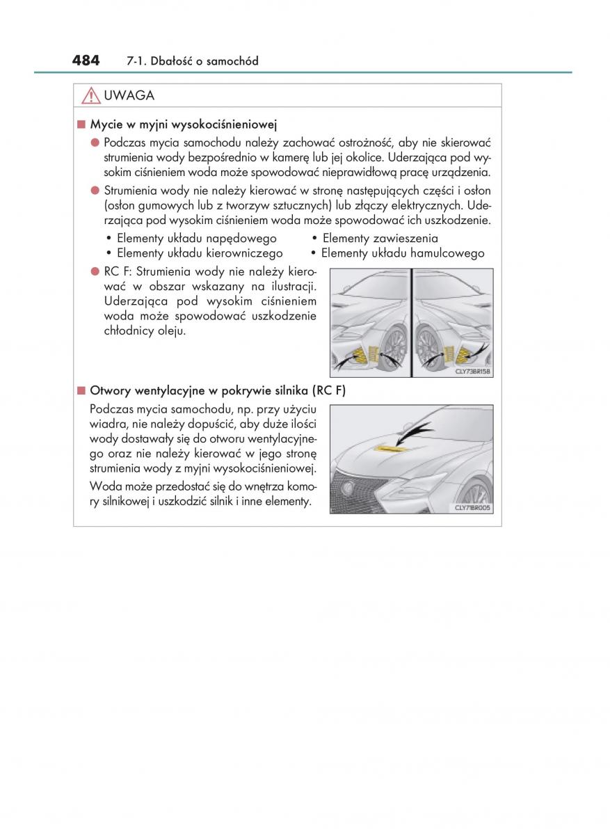 Lexus RC instrukcja obslugi / page 484