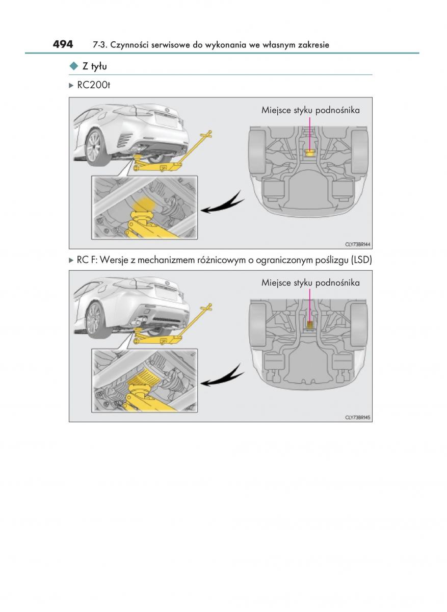 Lexus RC instrukcja obslugi / page 494