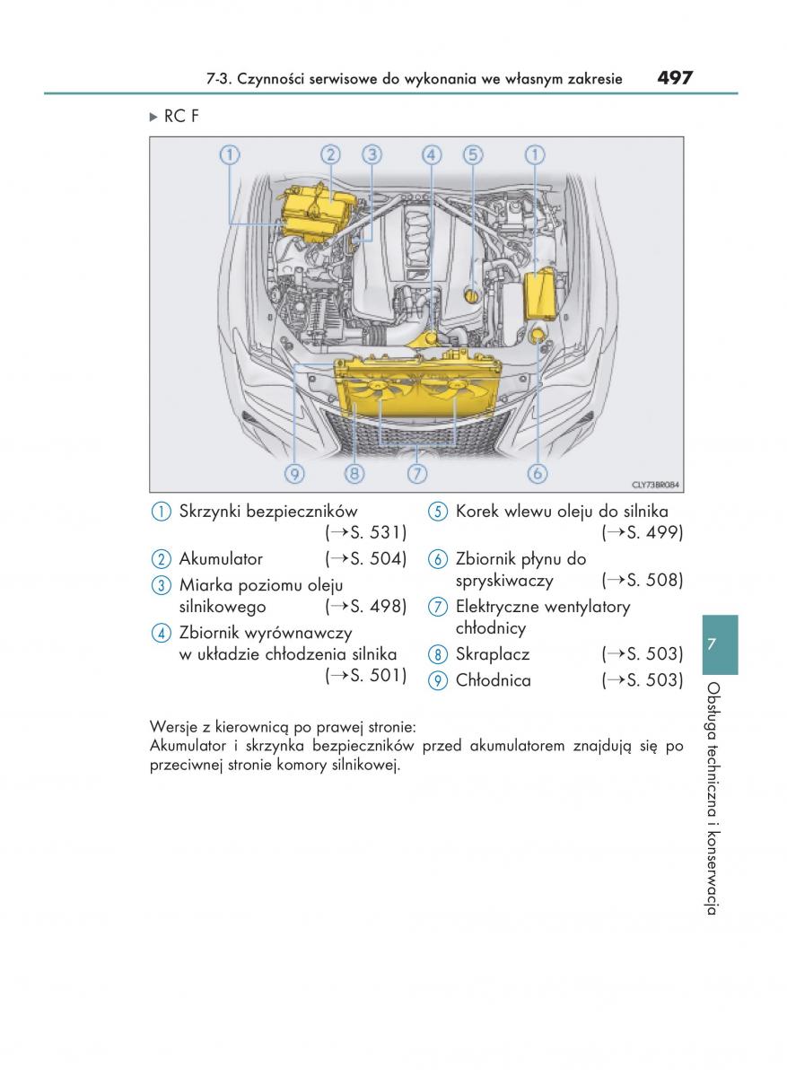 Lexus RC instrukcja obslugi / page 497