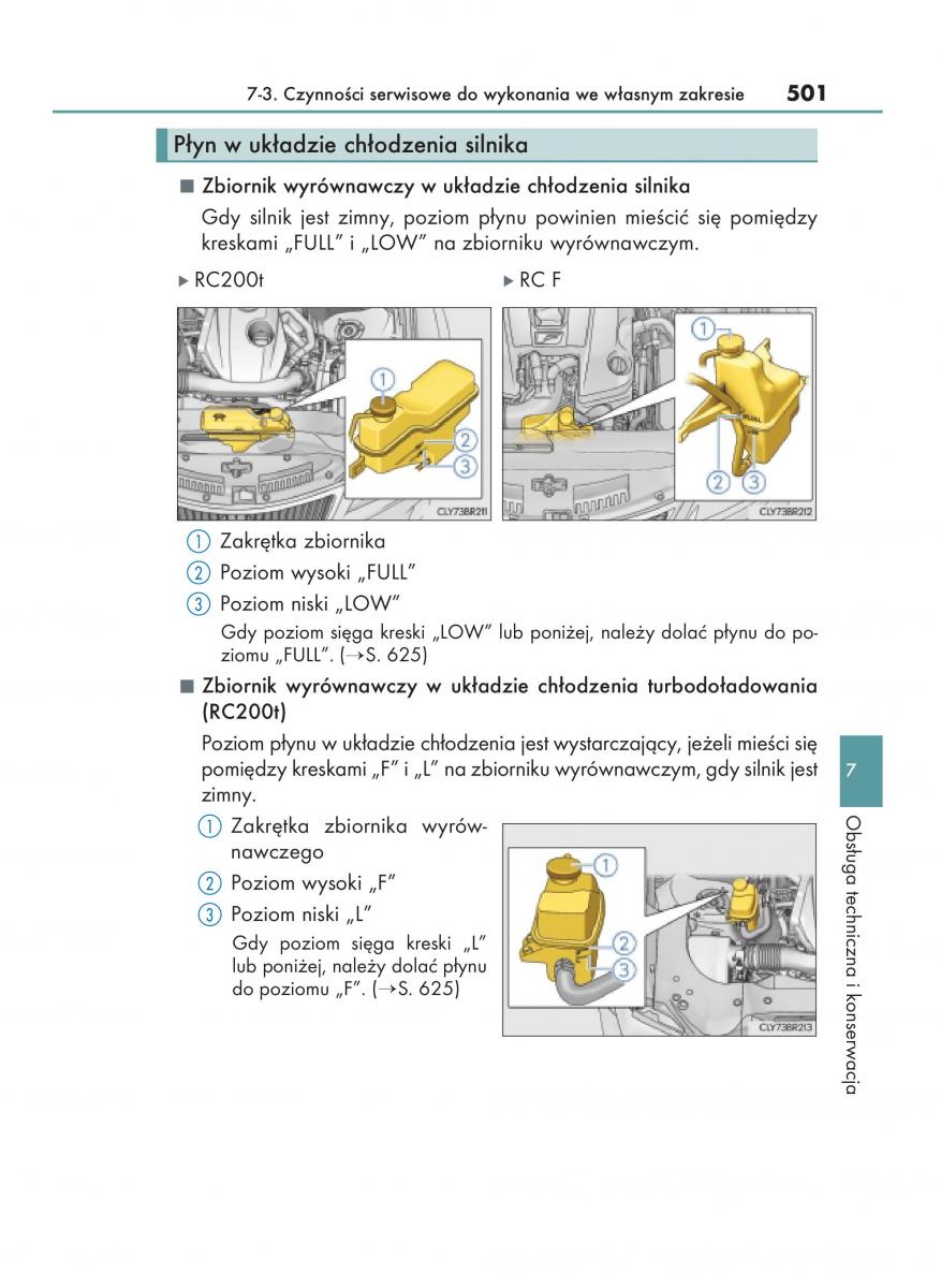 Lexus RC instrukcja obslugi / page 501