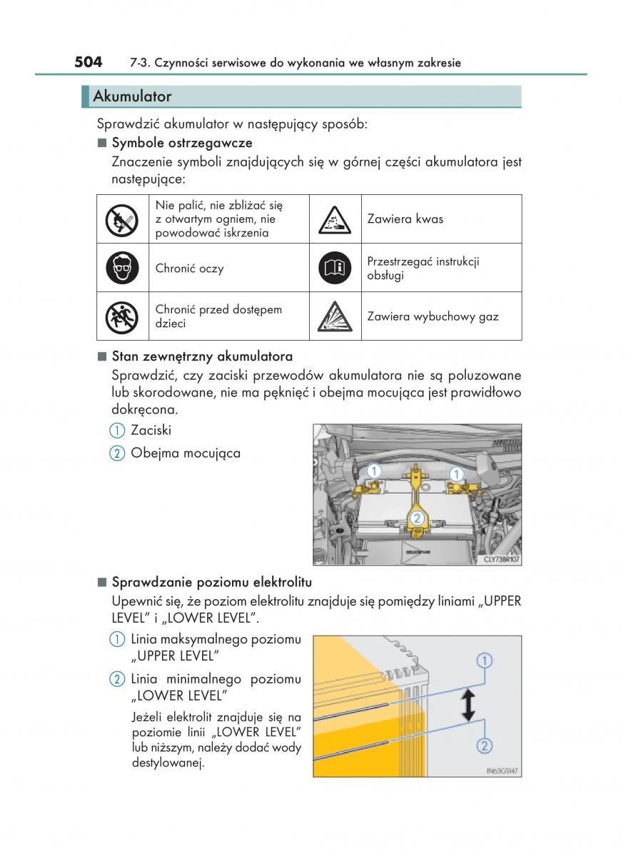 Lexus RC instrukcja obslugi / page 504