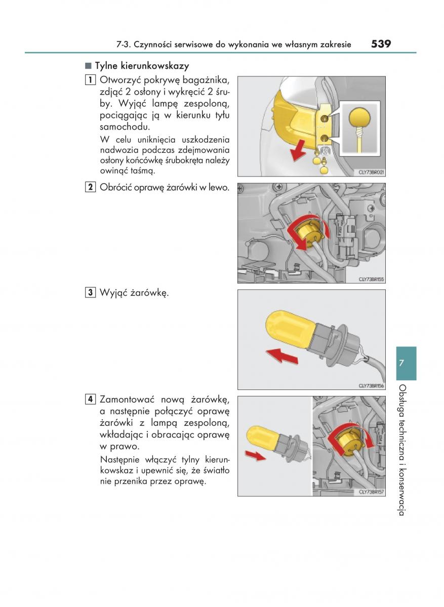 Lexus RC instrukcja obslugi / page 539