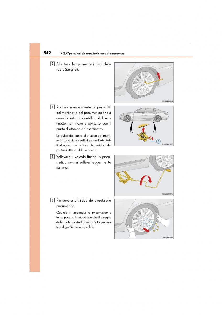 Lexus LS460 IV 4 manuale del proprietario / page 542