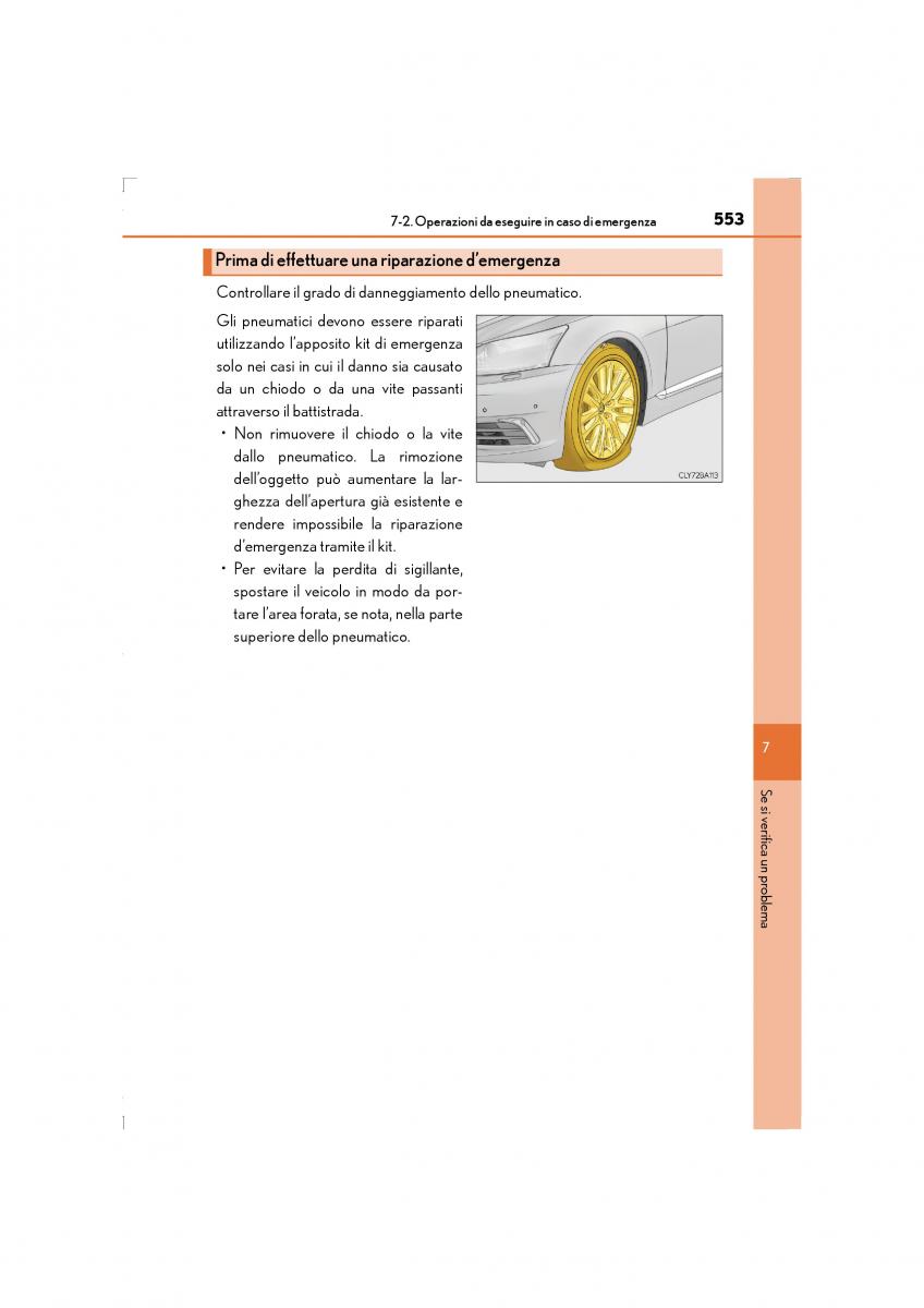 Lexus LS460 IV 4 manuale del proprietario / page 553