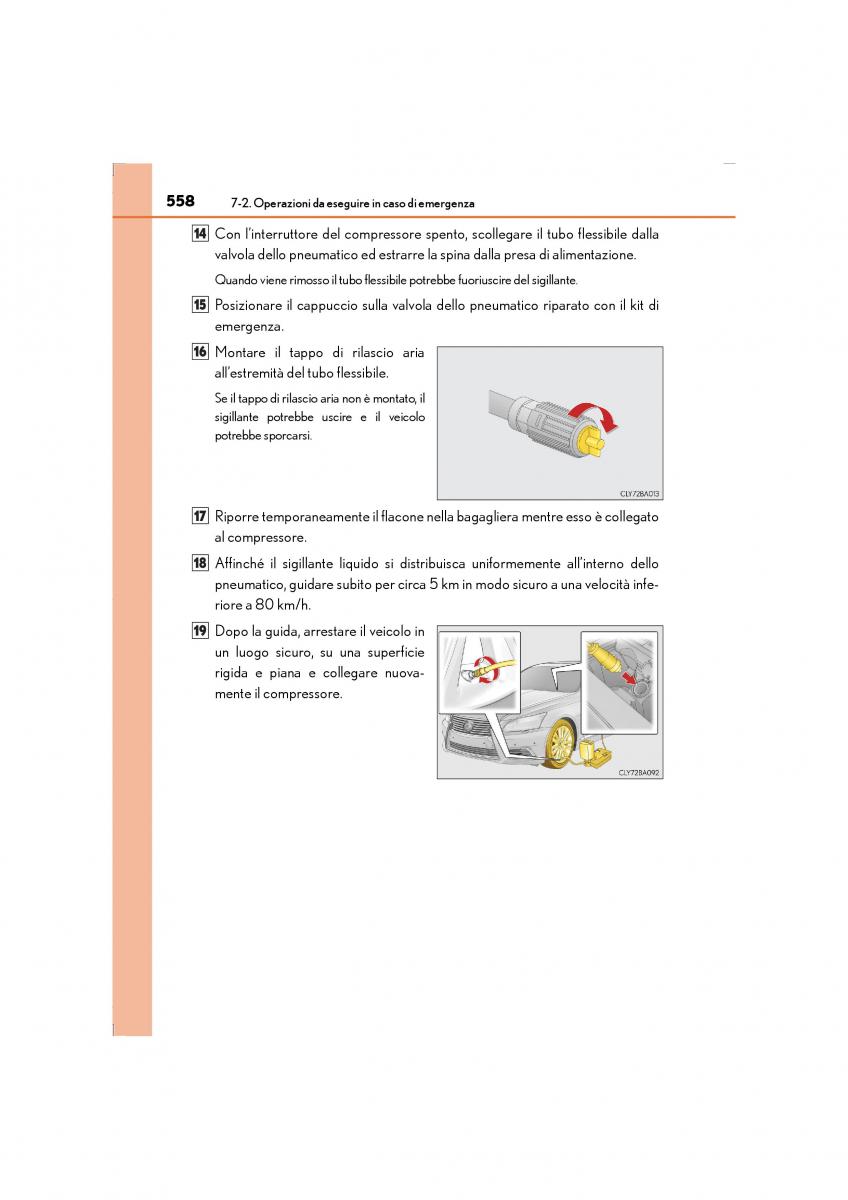 Lexus LS460 IV 4 manuale del proprietario / page 558