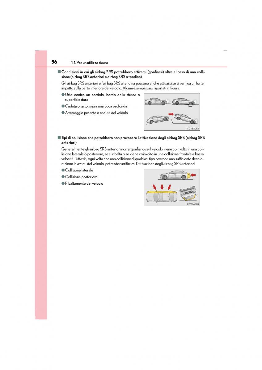 Lexus LS460 IV 4 manuale del proprietario / page 56