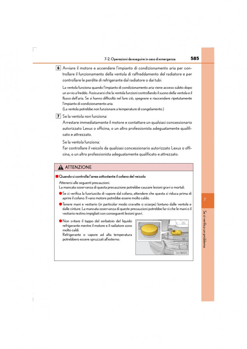 Lexus LS460 IV 4 manuale del proprietario / page 585