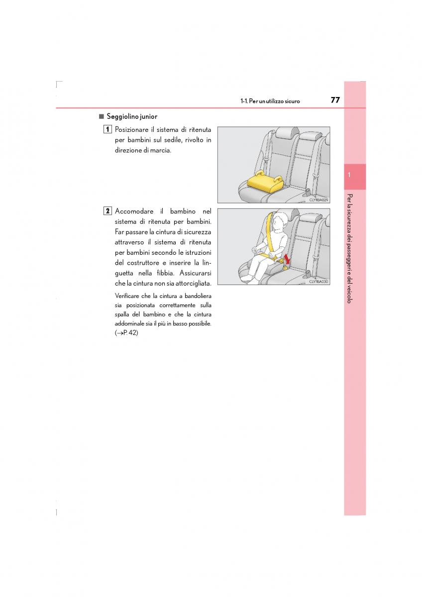 Lexus LS460 IV 4 manuale del proprietario / page 77