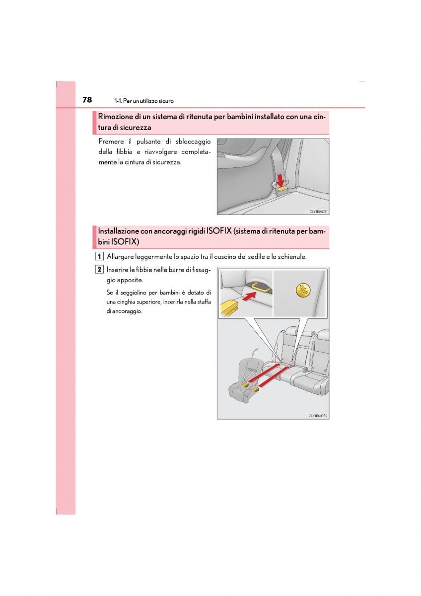 Lexus LS460 IV 4 manuale del proprietario / page 78