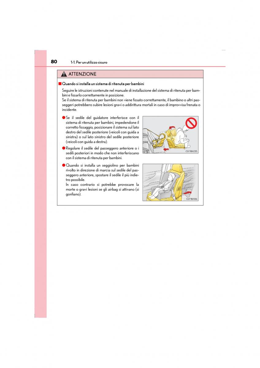 Lexus LS460 IV 4 manuale del proprietario / page 80